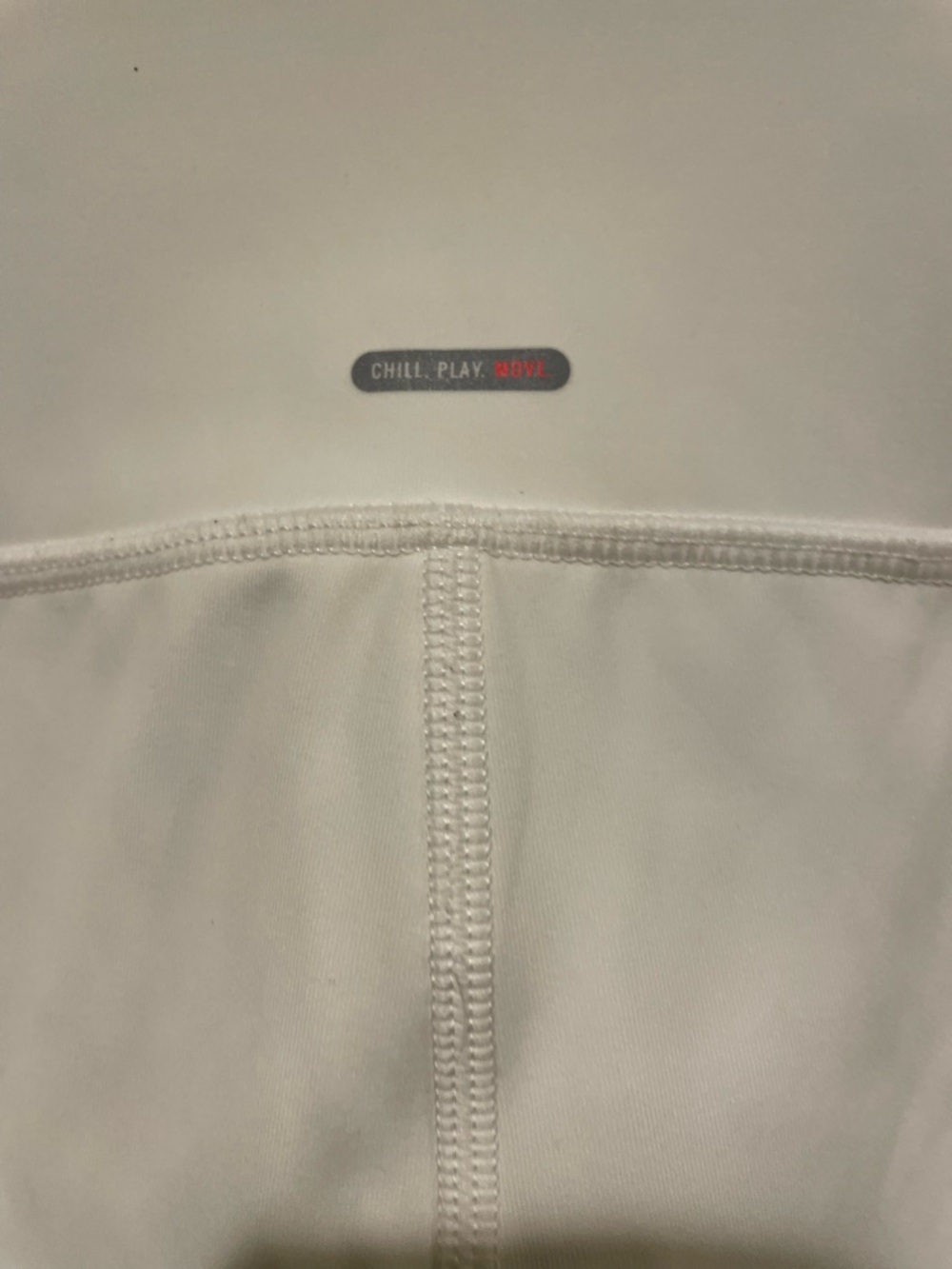 aerie High-Rise White/cream Bike Shorts with Side Pockets. Sz S - Picture 3 of 6
